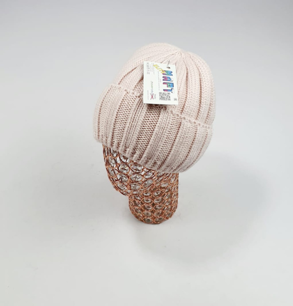 Шапка Март крупновяз. Омега (пудра)